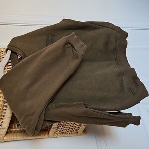 Zara Khaki Green Sweat Set "Always Amazing"